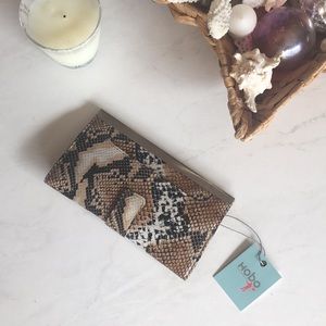 HOBO snakeskin clutch/wallet